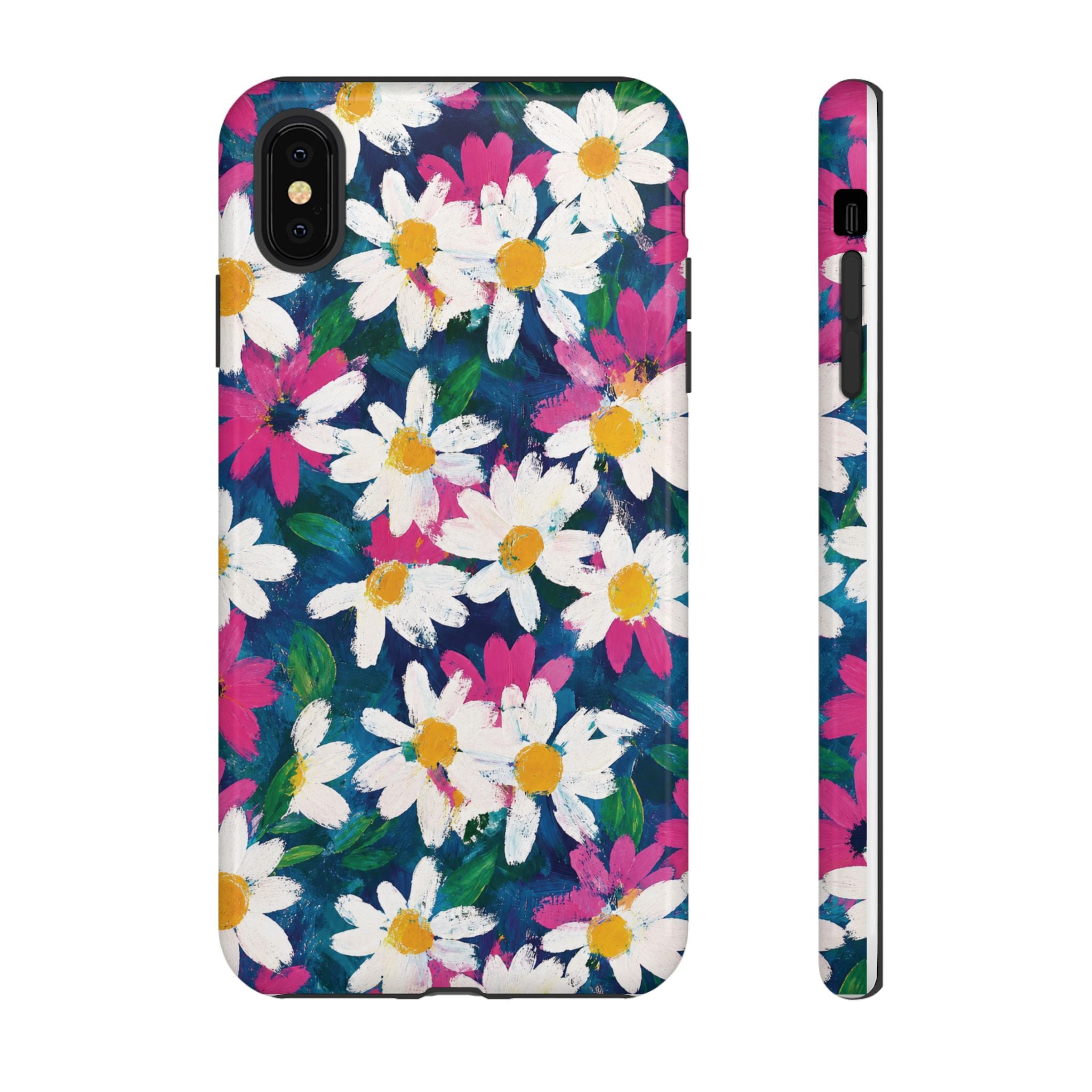 Painted Daisy Floral Tough Case
