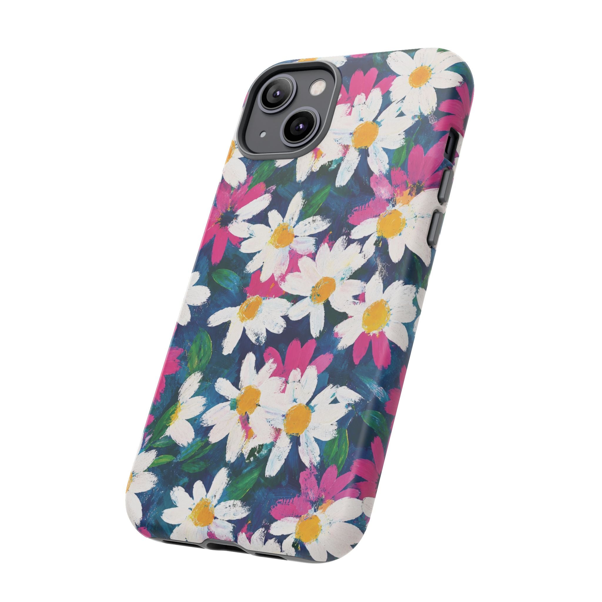 Painted Daisy Floral Tough Case