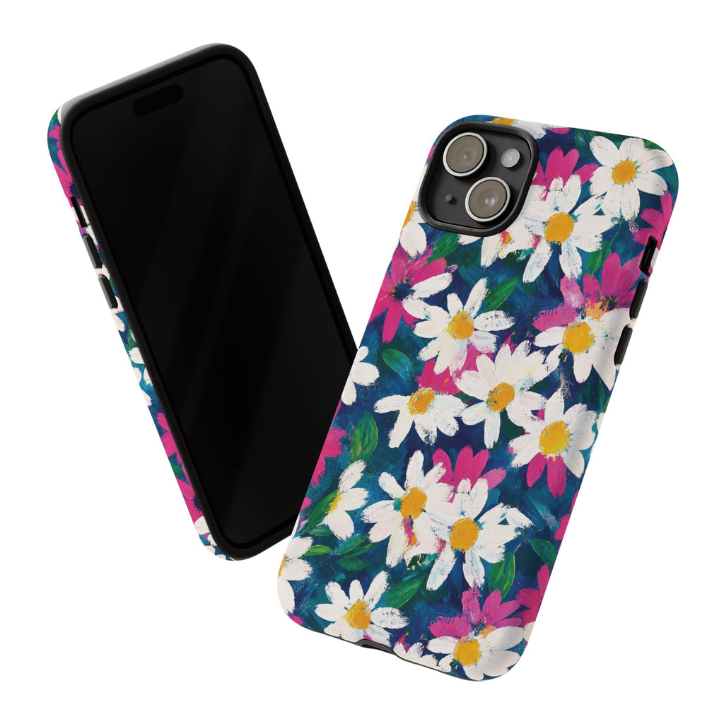 Painted Daisy Floral Tough Case