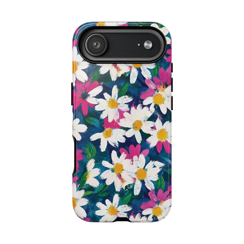 Painted Daisy Floral Tough Case