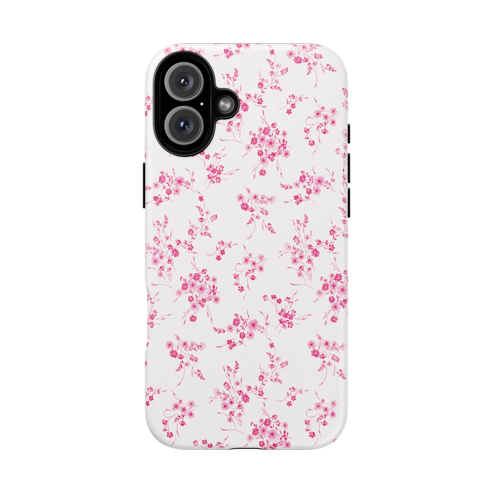 Burgundy Ditsy Floral Tough Case