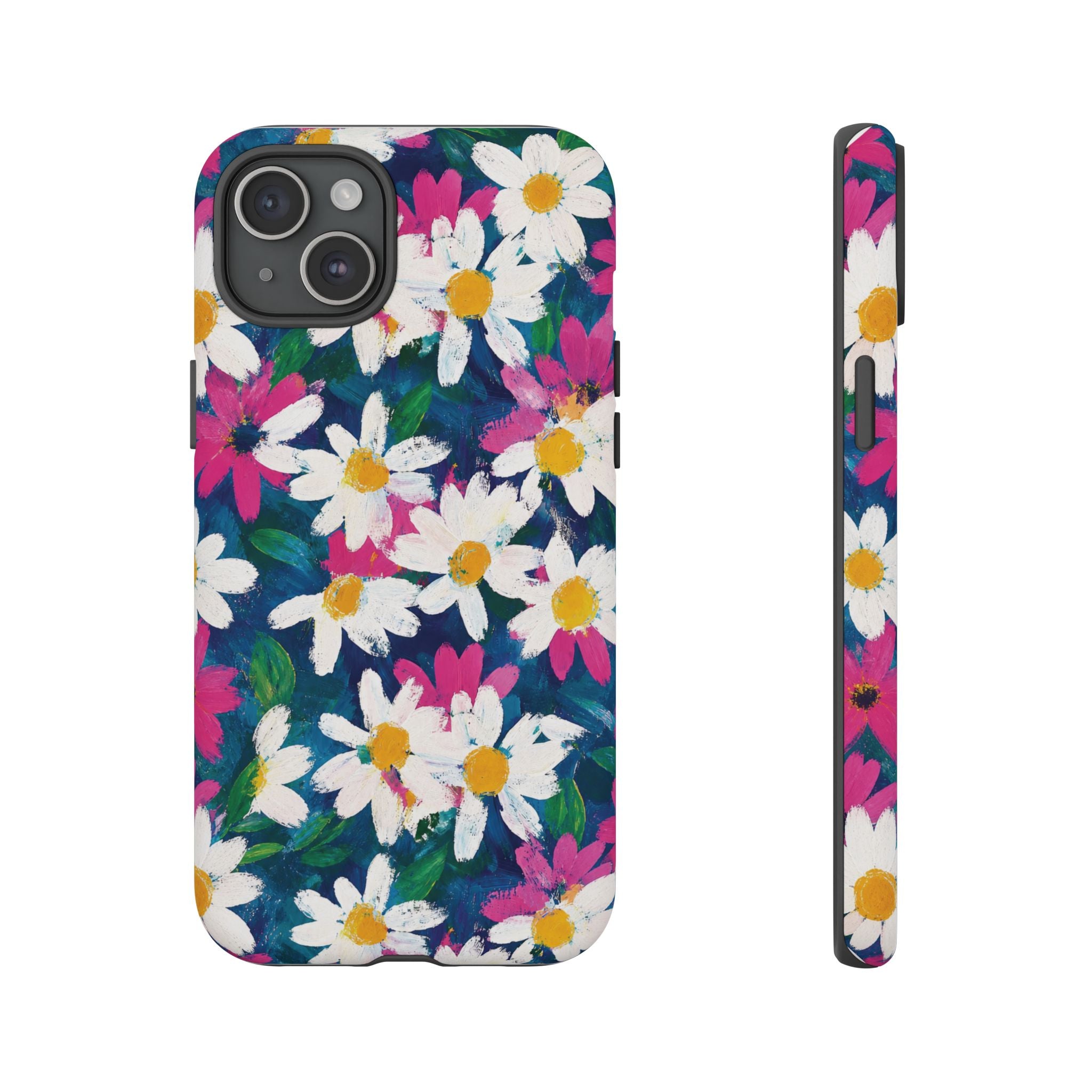 Painted Daisy Floral Tough Case