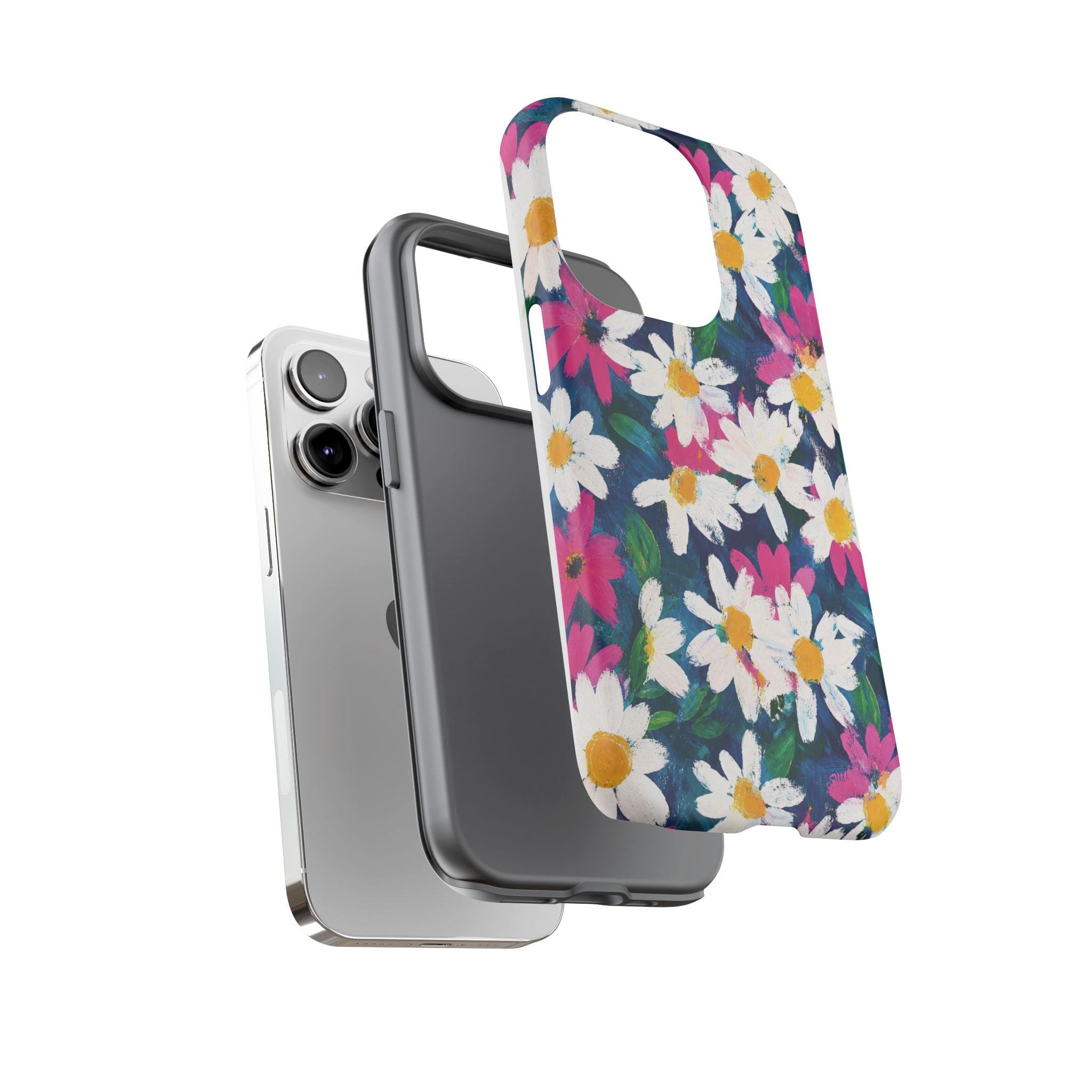 Painted Daisy Floral Tough Case