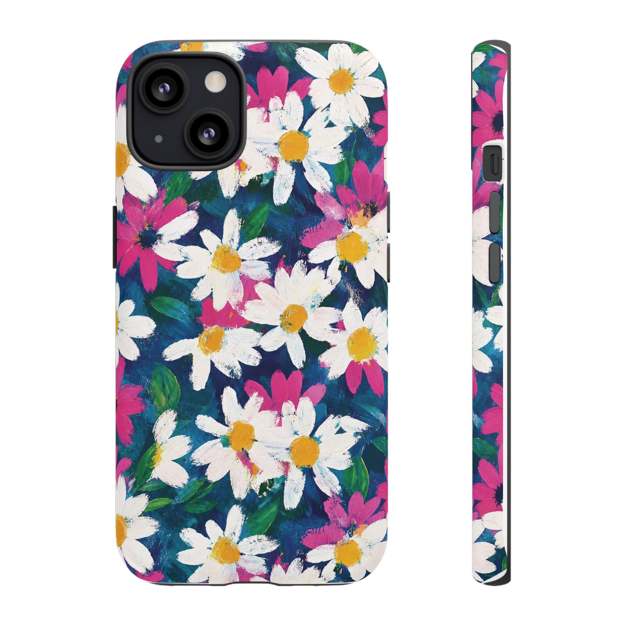 Painted Daisy Floral Tough Case